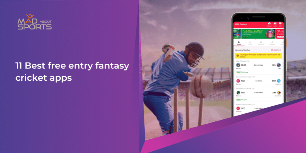 Best free entry fantasy cricket apps