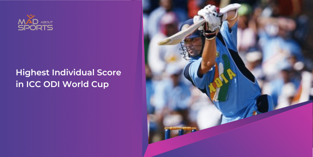 Highest Individual Score in ICC ODI World Cup